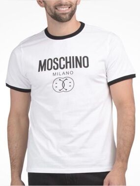 MOSCHINO Couture x Smiley Ringer T Shirt